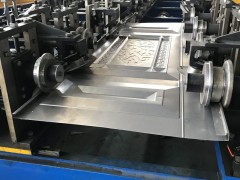 Hollow metal door roll forming machine